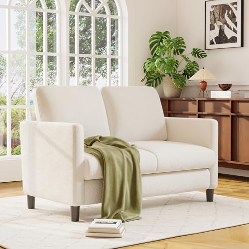 Sofa Accent Chair, 33" Reading Chair for Bedroom, Tool-Free Setup Living Room Accent Chairs, Comfy Arm Chairs Living Room, All-Wood Reading Nook