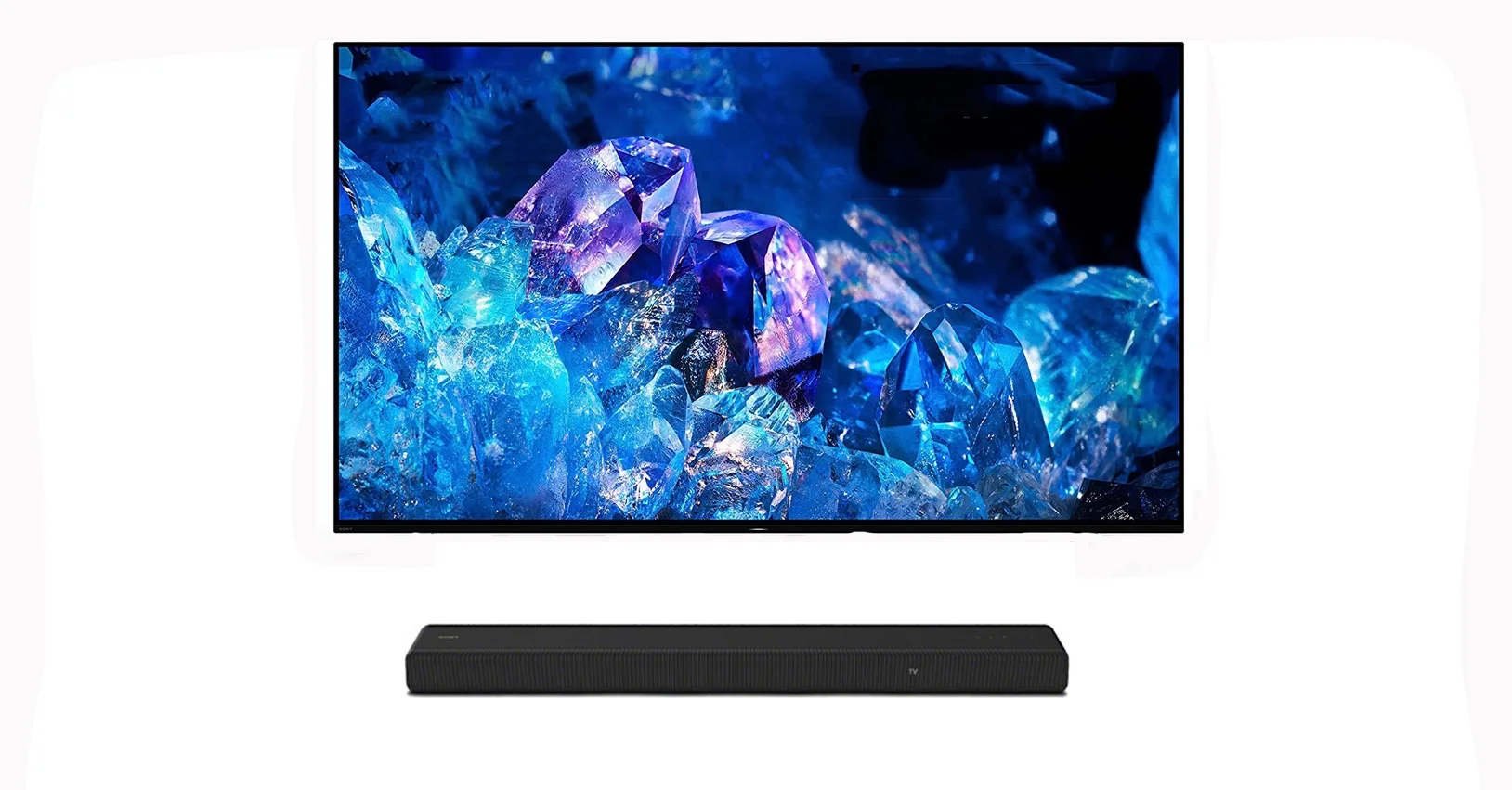 Sony XR65A80K 65" 4K Bravia XR OLED High Definition Resolution Smart TV with a Sony HT-A3000 3.1Ch Soundbar with Built-In Subwoofer and DTS Virtual:X