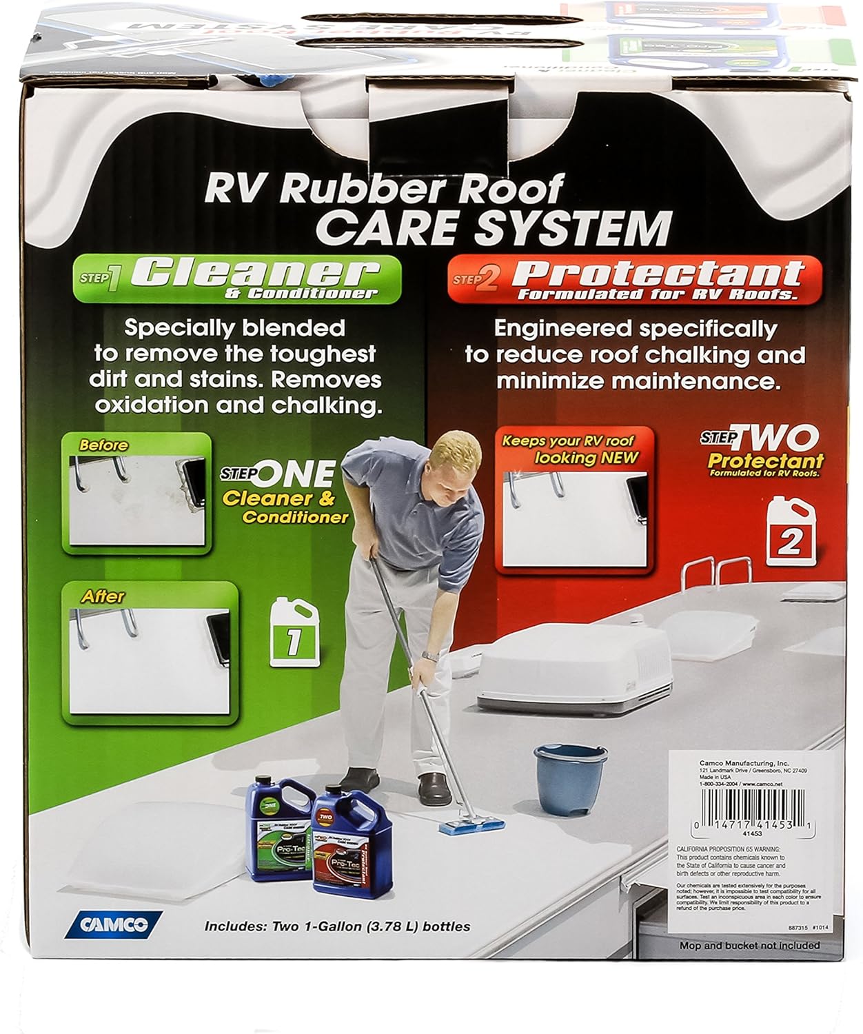 Camco Pro-Tec RV Rubber Roof Care System