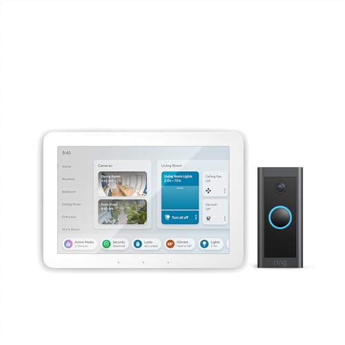 Amazon Echo Hub | 8” smart home control panel with Alexa | Compatible with thousands of devices