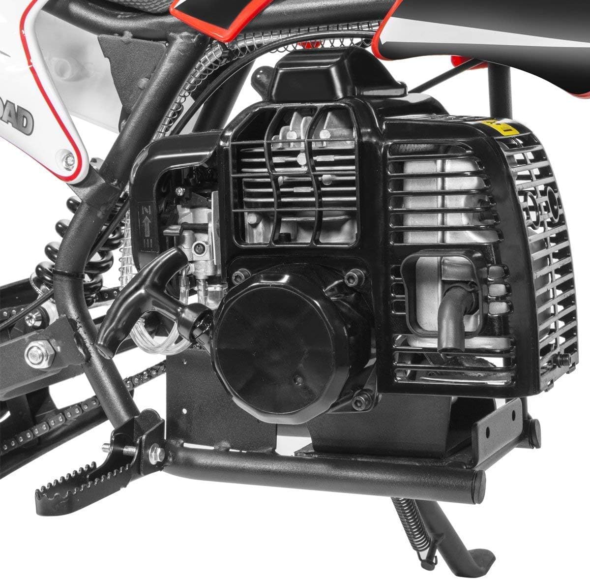 49CC 2-Stroke Gas Power Mini Dirt Bike Dirt Off Road Motorcycle (Red)