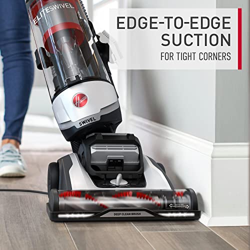 Hoover MaxLife Elite Swivel Vacuum Cleaner with HEPA Media Filtration, Bagless Multi-Surface Upright for Carpet and Hard Floors
