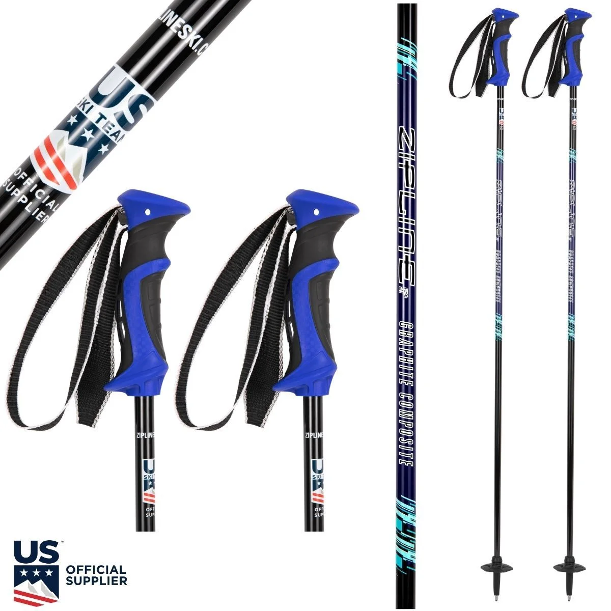 Lollipop 14.0 Graphite Composite Ski Poles