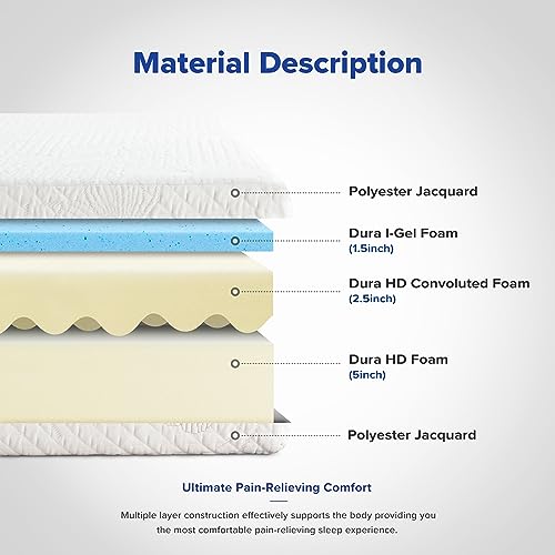 Olee Sleep Multi Layered Memory Foam Mattress