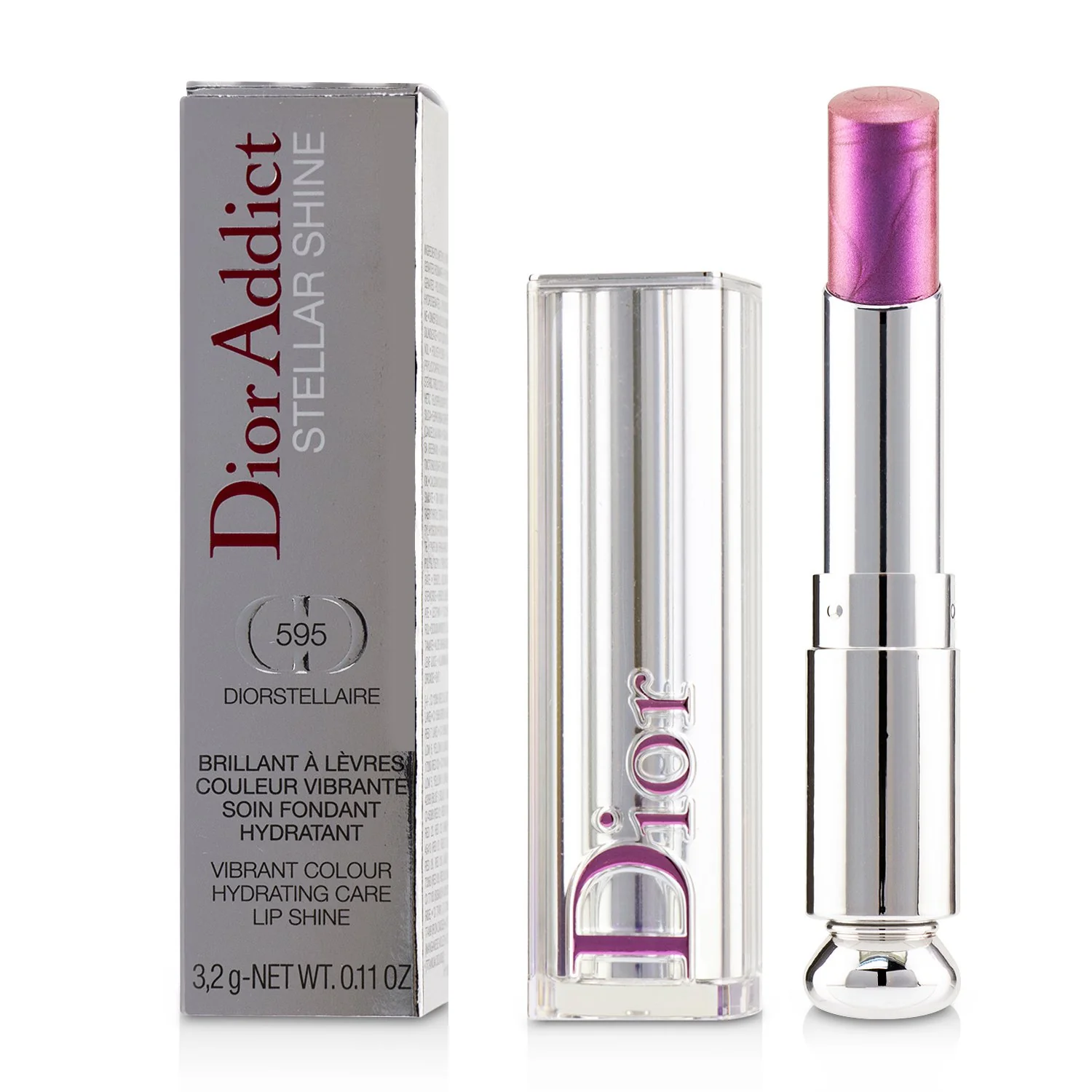 Christian Dior Dior Addict Stellar Shine Lipstick - # 639 Riviera Star (Pop Coral)  3.2g/0.11oz