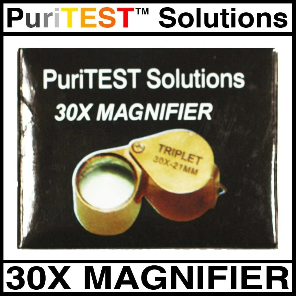 PuriTest Gold Silver Platinum Test Acids with Diamond Tester, Digital Scale, FREE Solid Silver Bar and More