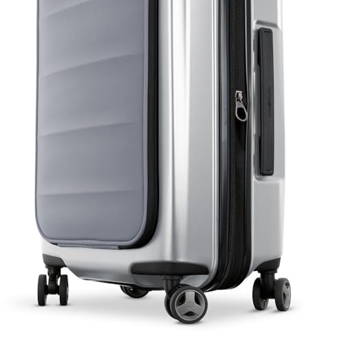 Samsonite Carry-On Pro Front Pocket Hardside Expandable 21-Inch Octiv Luggage: Durable & Impact Resistant, 360° Aero Trac Spinner Wheels