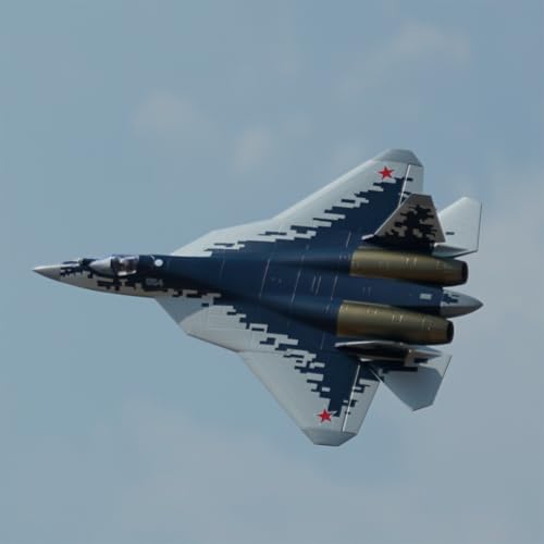 SU-57 Twin 40mm EDF Jet PNP 4S RC Aircraft RC Fighter Jet (Transmitter, Receiver and Battery not Included)