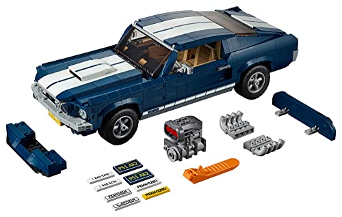 LEGO Creator Expert Ford Mustang 10265 Building Set - Exclusive Advanced Collector's Car Model, Featuring Detailed Interior, V8 Engine