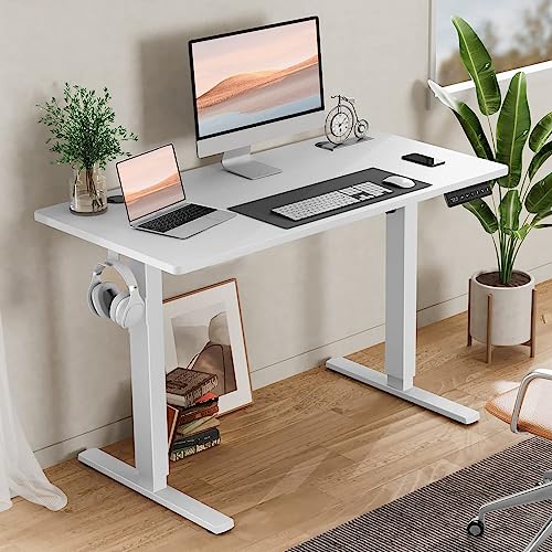 Standing Desk, Adjustable Height Electric Sit Stand Up Down Computer Table
