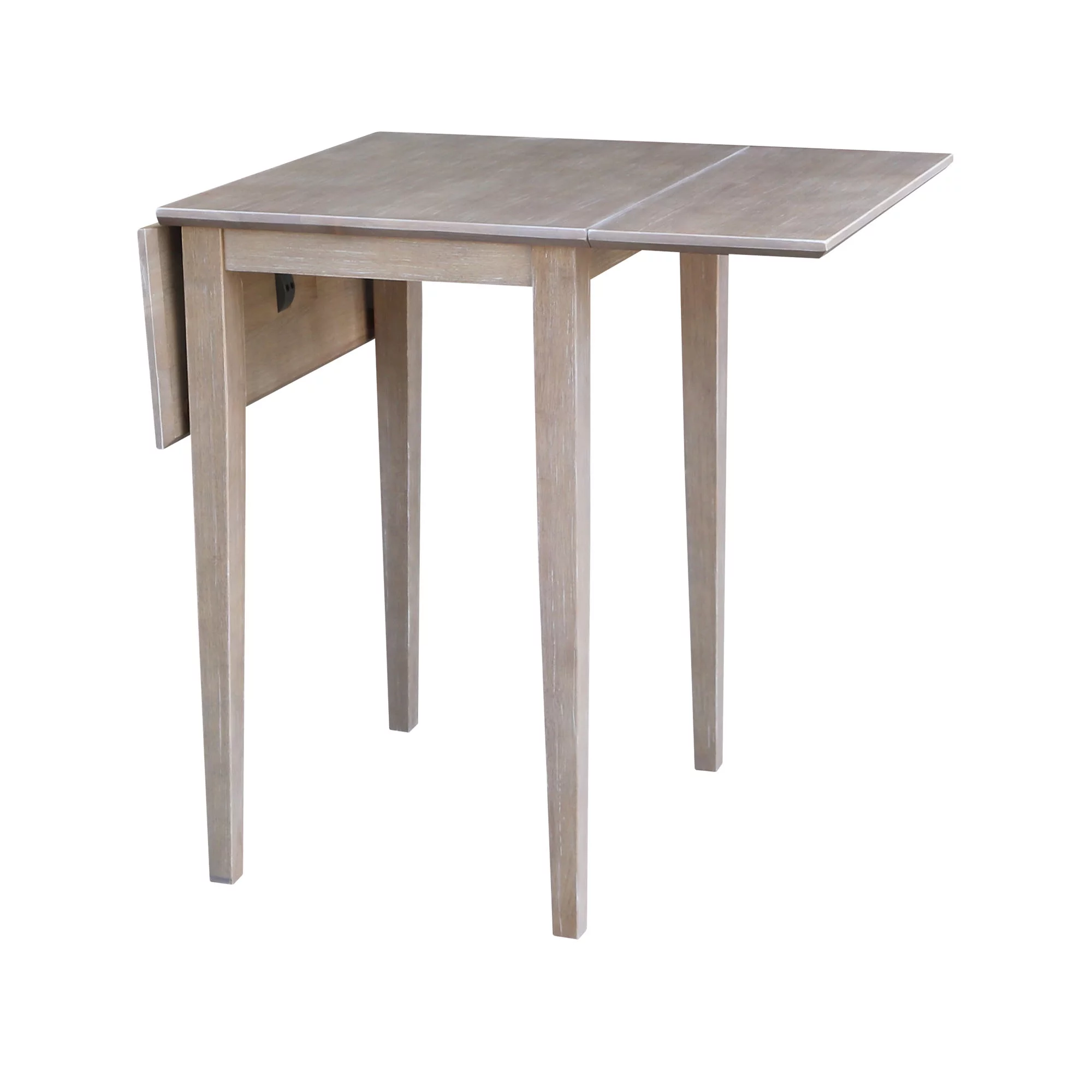 Small Solid Wood Dual Drop Leaf Table with 2 Chairs