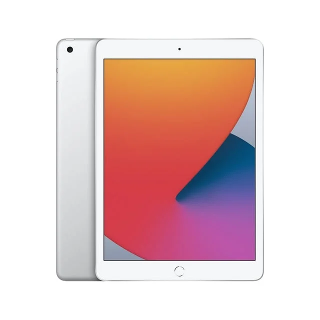 Restored 2020 Apple 10.2-inch iPad Wi-Fi + Cellular 32GB - Silver (8th Generation) [Refurbished]