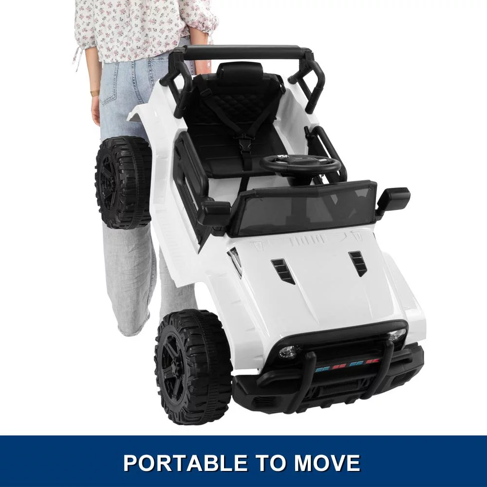 Zimtown Safety 12V Battery Electric Remote Control Car, Kids Toddler Ride On Truck Toy Motorized Vehicles, Wheels Suspension, Seat Belts