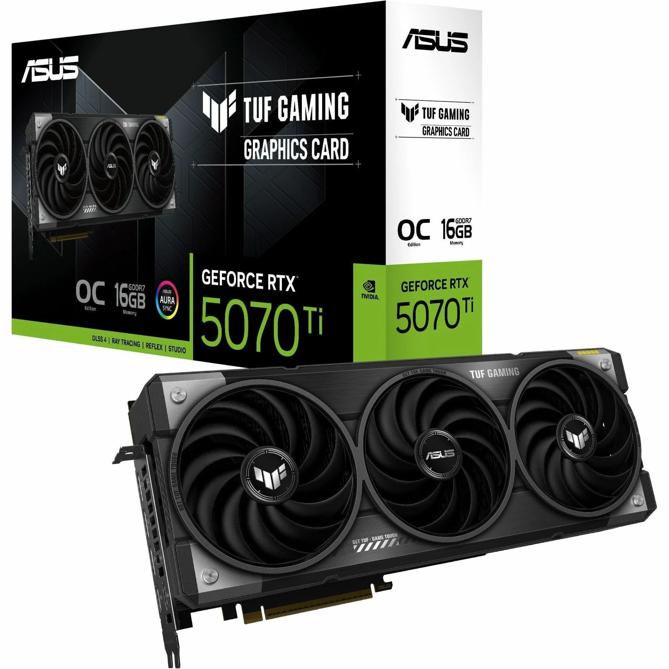 TUF NVIDIA GeForce RTX 5070 Ti Graphics Card, 16GB GDDR7, PCIe 5.0 x16, 8960 CUDA Cores