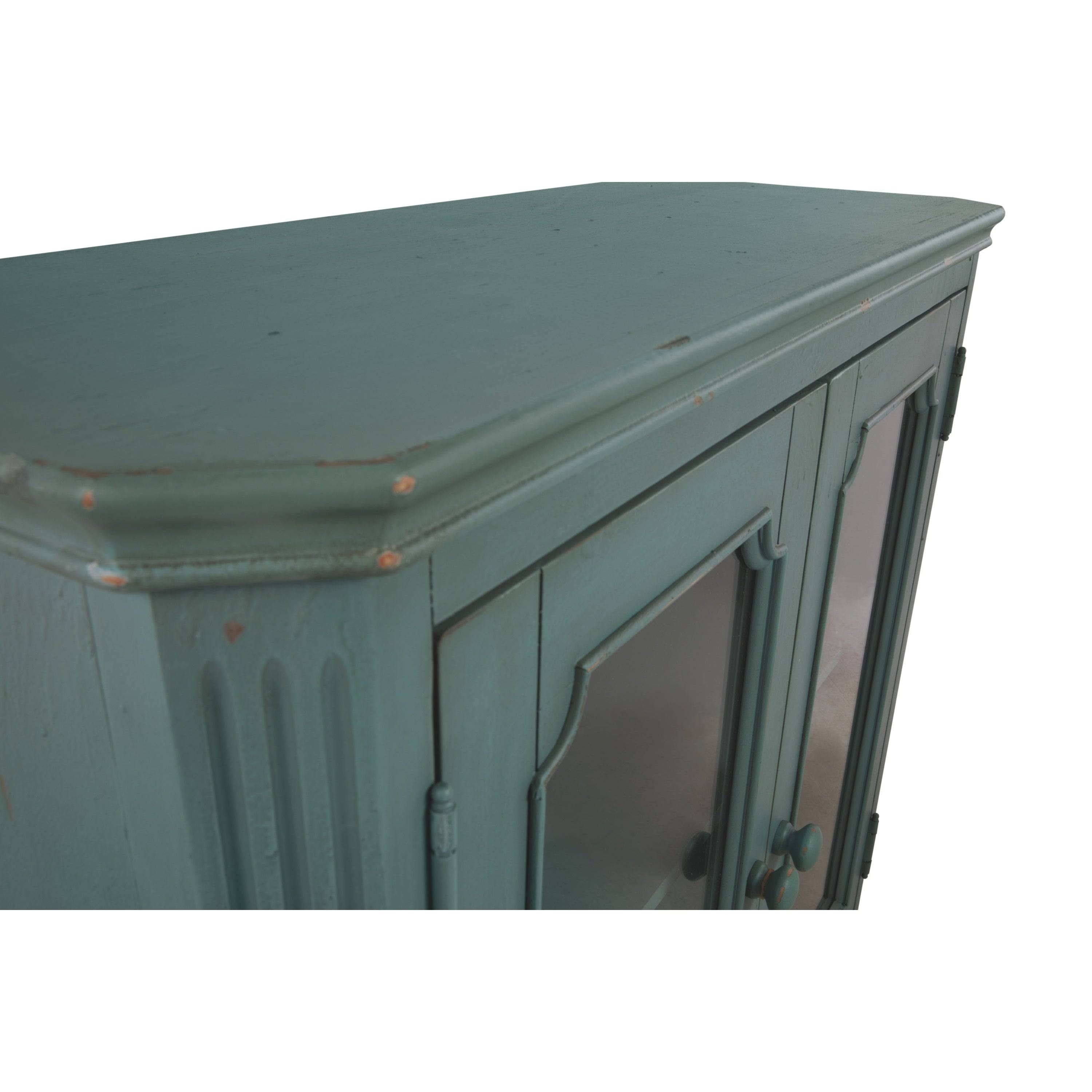 Ashley Mirimyn Antique Teal Door Accent Cabinet