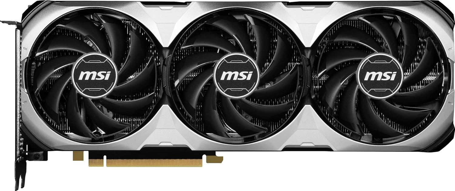 MSI Gaming RTX 4070 TI SUPER 16G VENTUS 3X OC Graphics Card (NVIDIA RTX 4070 Ti SUPER, 256-Bit, Extreme Clock: 2655 MHz, 16GB GDRR6X 21 Gbps, HDMI/DP