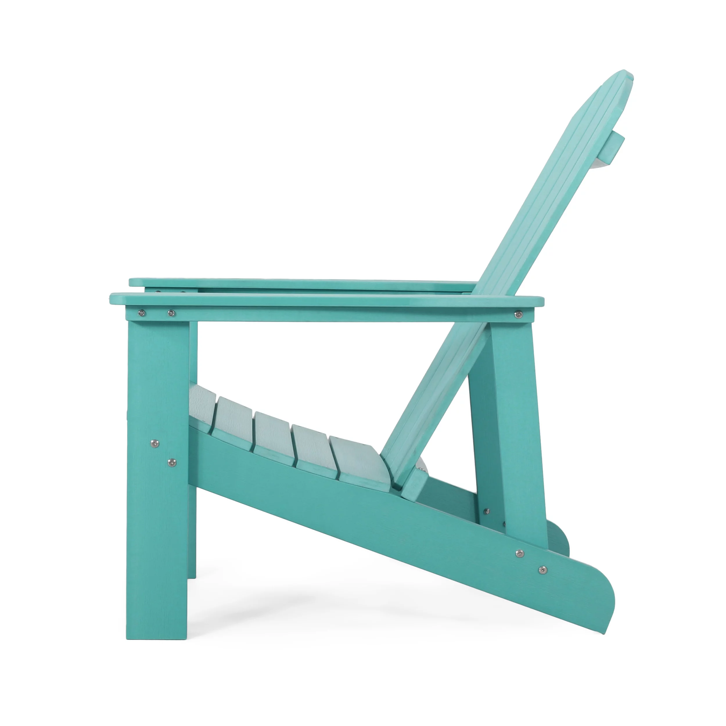 Giulietta Faux Wood Outdoor Adirondack Chair, Teal