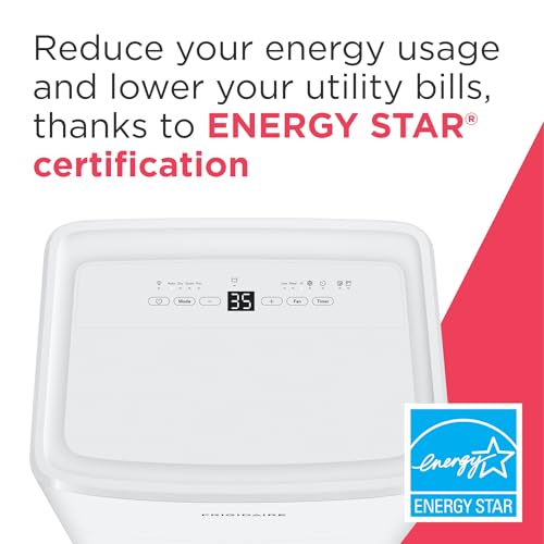 Frigidaire 50-Pint Portable Dehumidifier with Wi-Fi and Energy Star Certification for Medium/Large Rooms & Basements, Custom Humidity Control