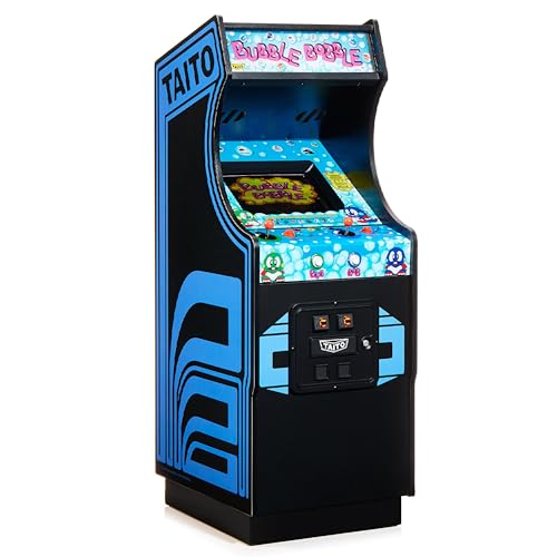 Numskull Quarter Arcades Teenage Mutant Ninja Turtles Collector's Edition Mini Arcade - 1/4 Scale Authentic Wooden Replica, Original ROM