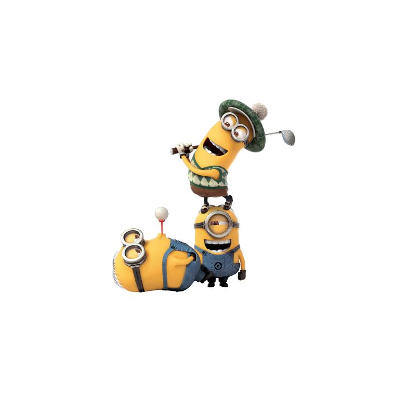 Fathead Minions: Golf - Large Officially Licensed Removable Wall Decal