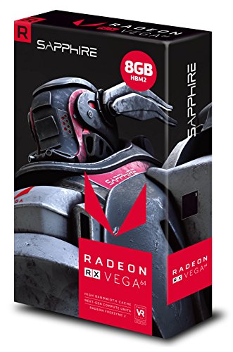 Sapphire Radeon RX Vega 64 8GB HBM2 HDMI/Triple DP PCI-E Graphics Card 21275-02-20G (Renewed)