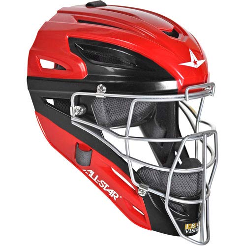 All-Star Catcher’s Gear Kit – Includes Helmet, Chest Protector & Leg Guards – Lightweight, Durable Baseball Protective Set, Meets NOCSAE