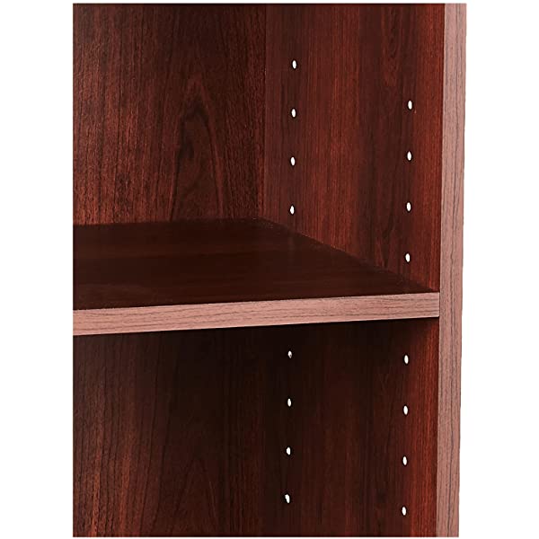 Sauder Beginnings 3-Shelf Bookcase, Brook Cherry finish