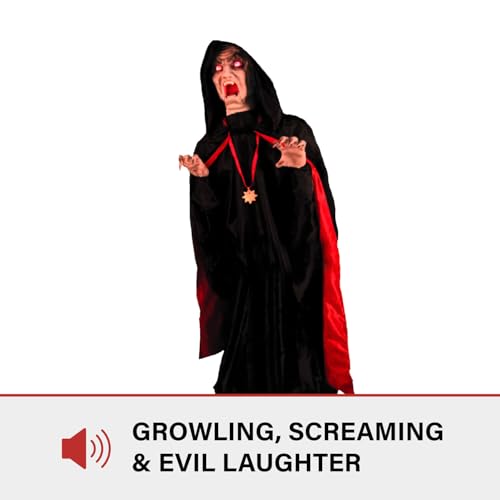 Haunted Hill Farm 5.9 ft. Animatronic Lurching Woman by Tekky, Halloween Animatronic, Scary Indoor House Prop & Decoration