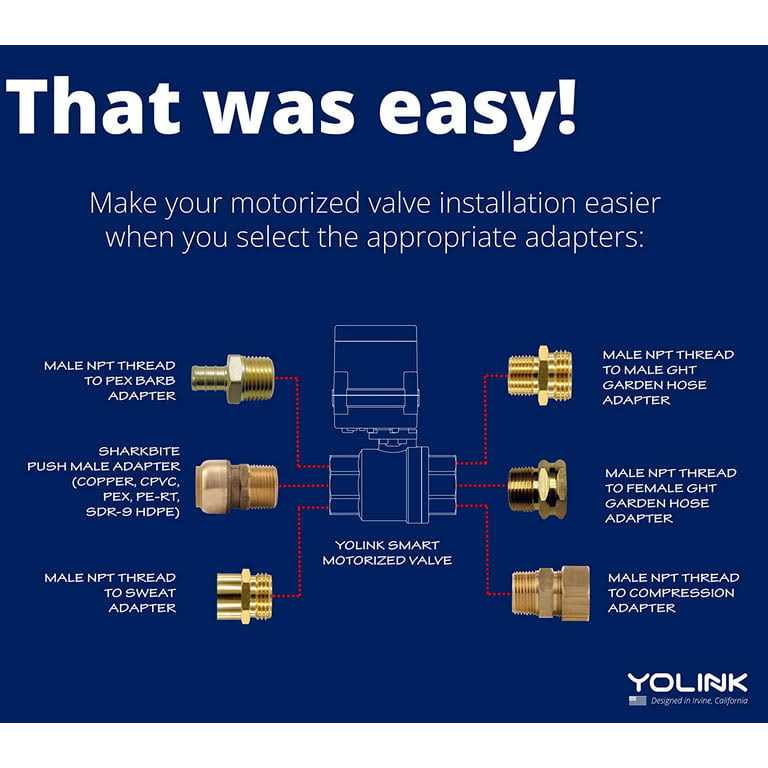 YoLink Wireless Smart Valve Control Kit - Shop Hardware Tools Online Store