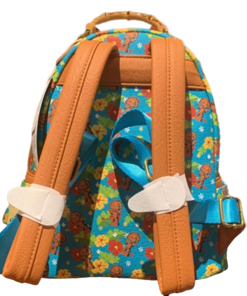 Disney Parks Polynesian Village Resort Maui Tiki Totem Backpack Loungefly New