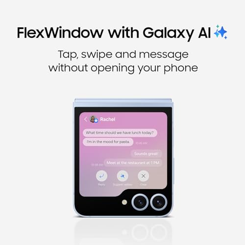 SAMSUNG Galaxy Z Flip 6 AI Cell Phone, 256GB Unlocked Android Smartphone, FlexCam, Photo Assist, Camcorder Mode, Live Interpreter, Foldable Design