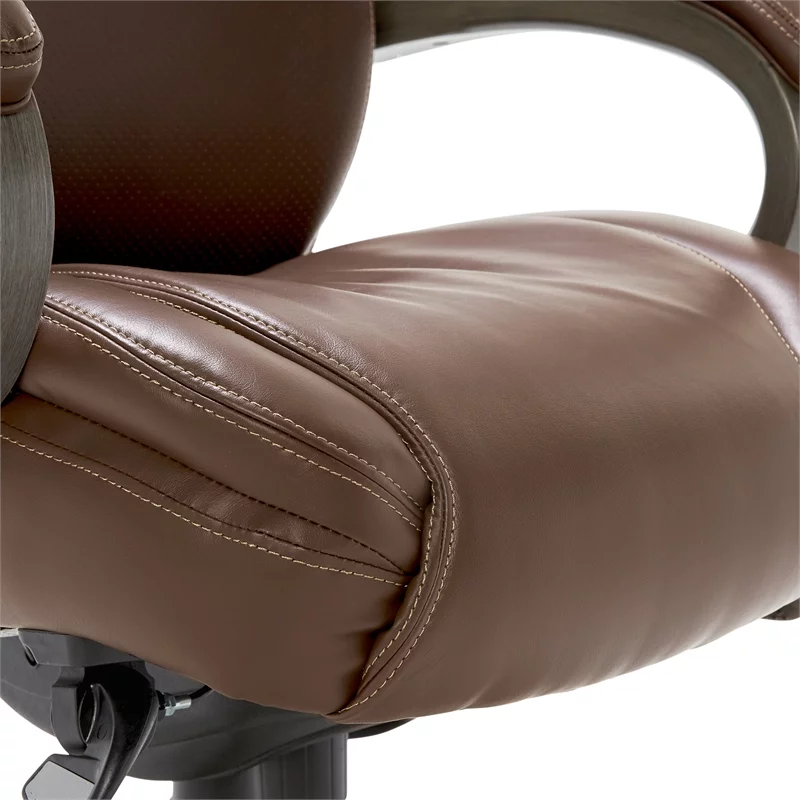 La-Z-Boy Hyland Executive Office Chair Chestnut Brown