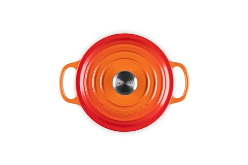Le Creuset Enameled Cast Iron Signature Round Dutch Oven, 5.5 qt., Cerise