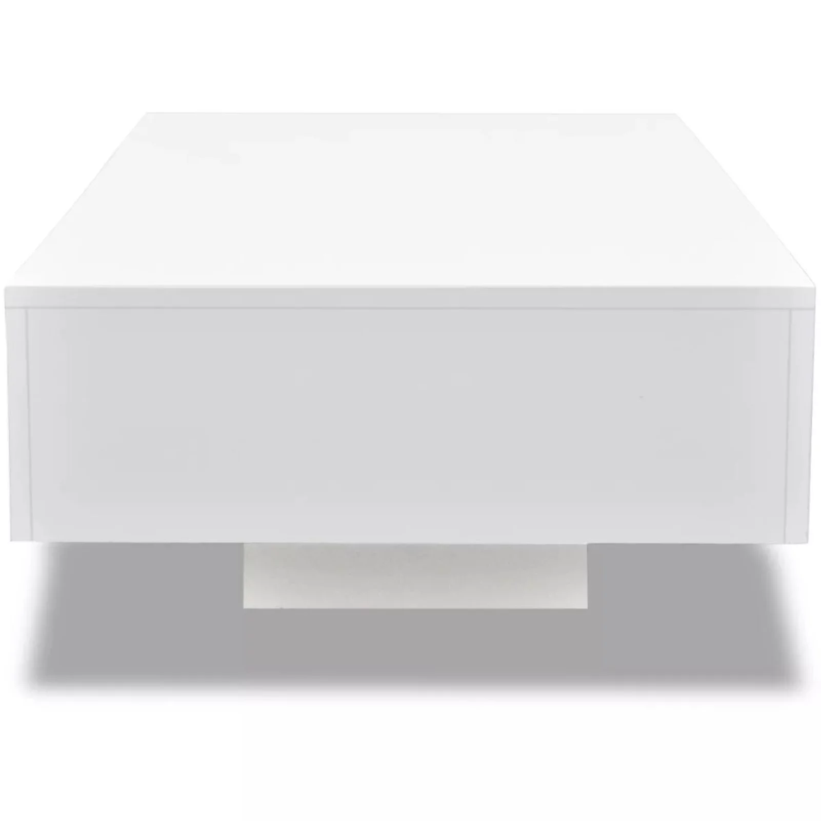 Walmeck Coffee Table High Gloss White