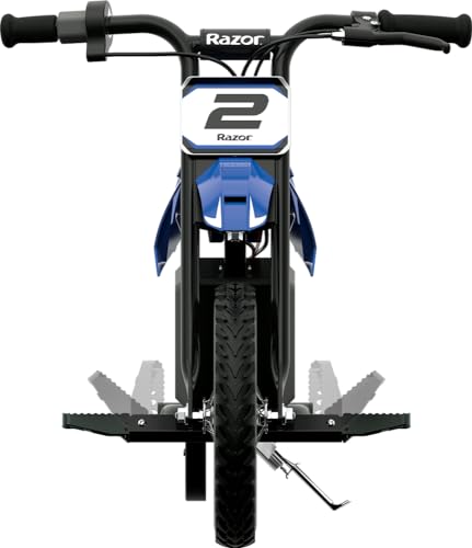 Razor MX125 Dirt Rocket Electric-Powered Bike with Authentic Motocross Geometry, Rear-Wheel Drive,100-watt, high-Torque, Chain-Driven Motor