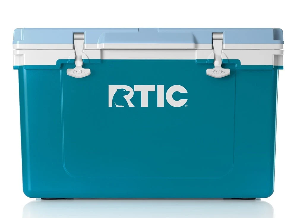 RTIC 52 QT Ultra-Light Hard-Sided Ice Chest Cooler, Dark Grey And Cool Grey, Fits 76 Cans