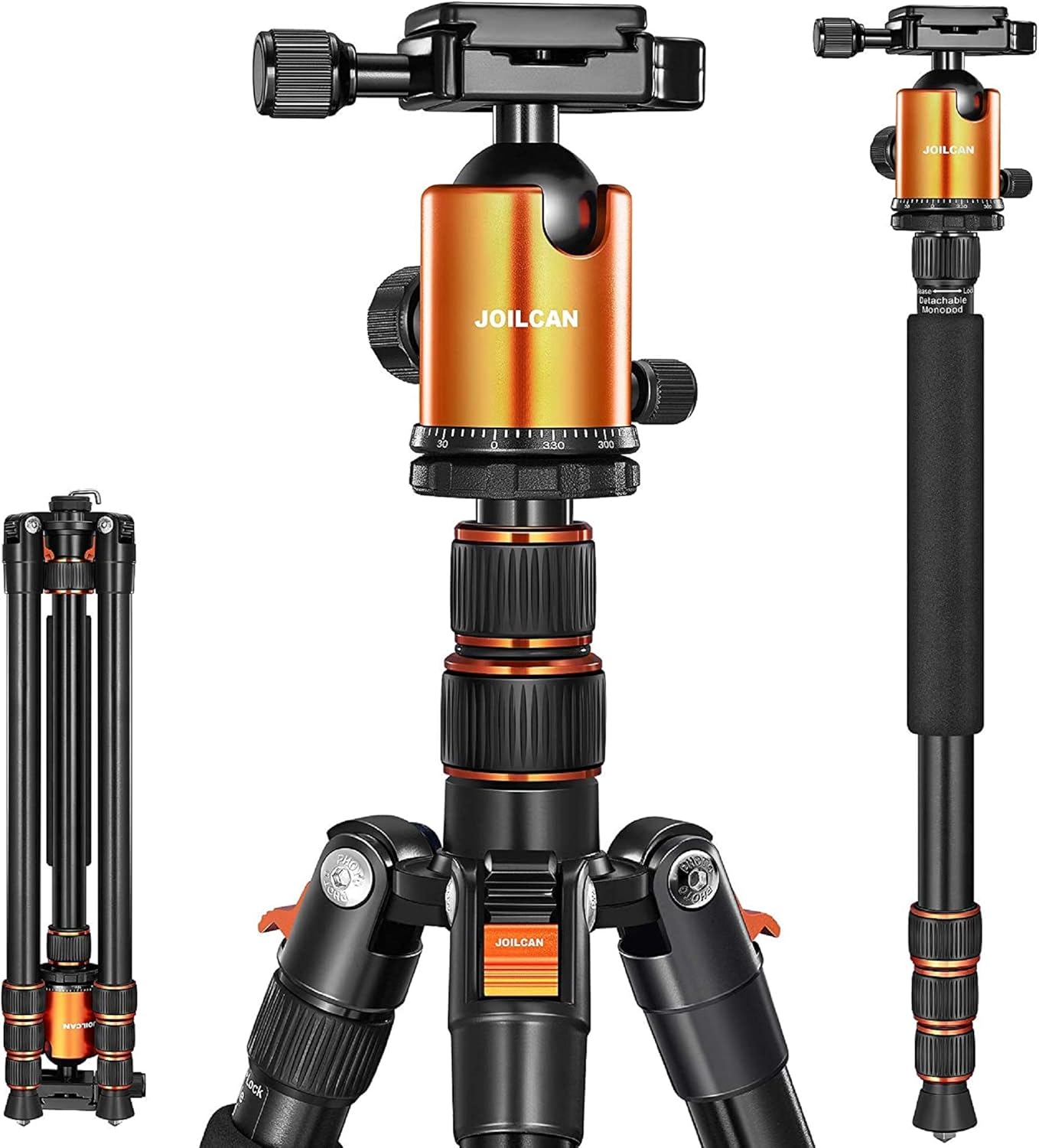 Victiv Joilcan 80-inch Tripod for Camera, Aluminum Tripod for DSLR,Monopod