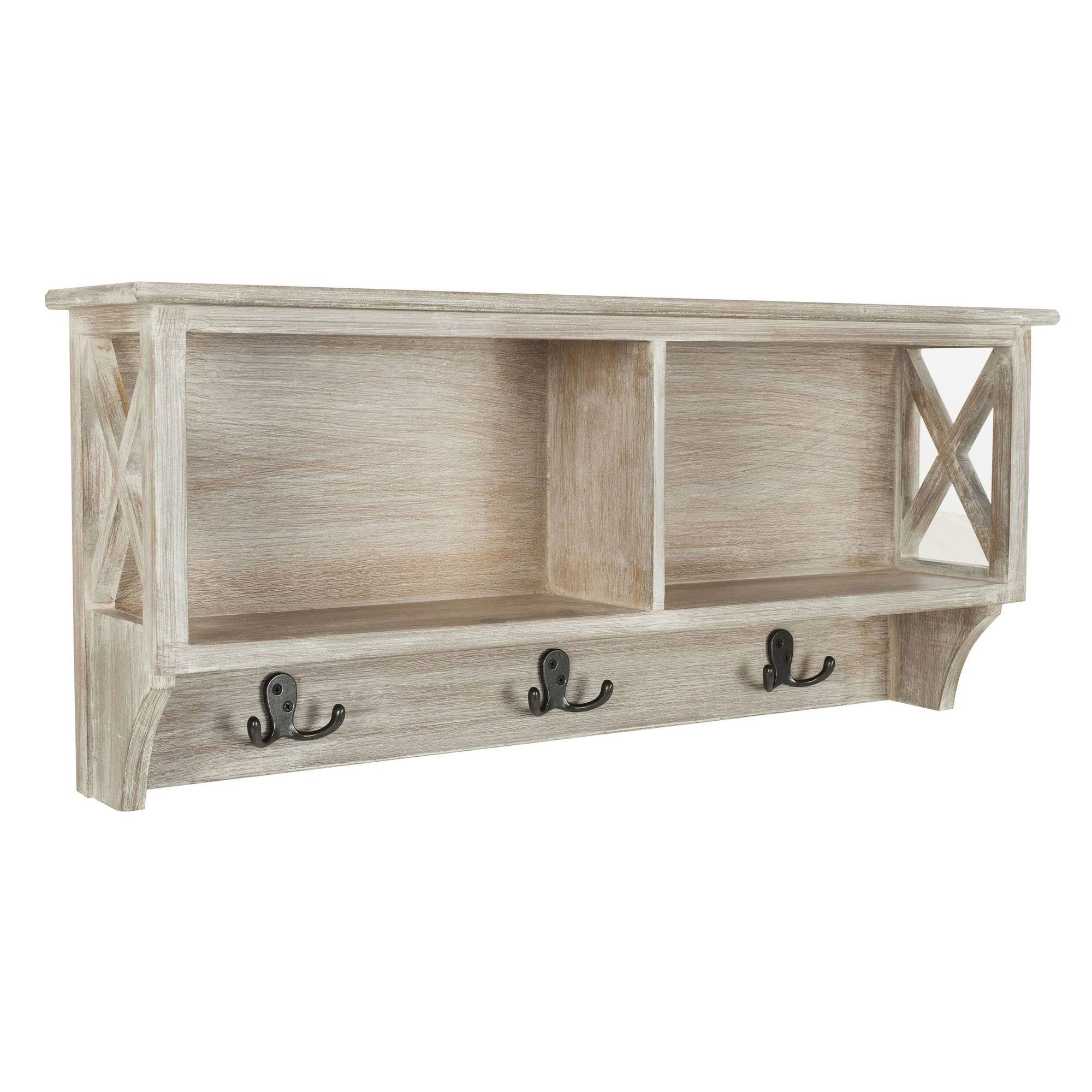 Safavieh Freya Hanging Storage Wall Rack - Grey