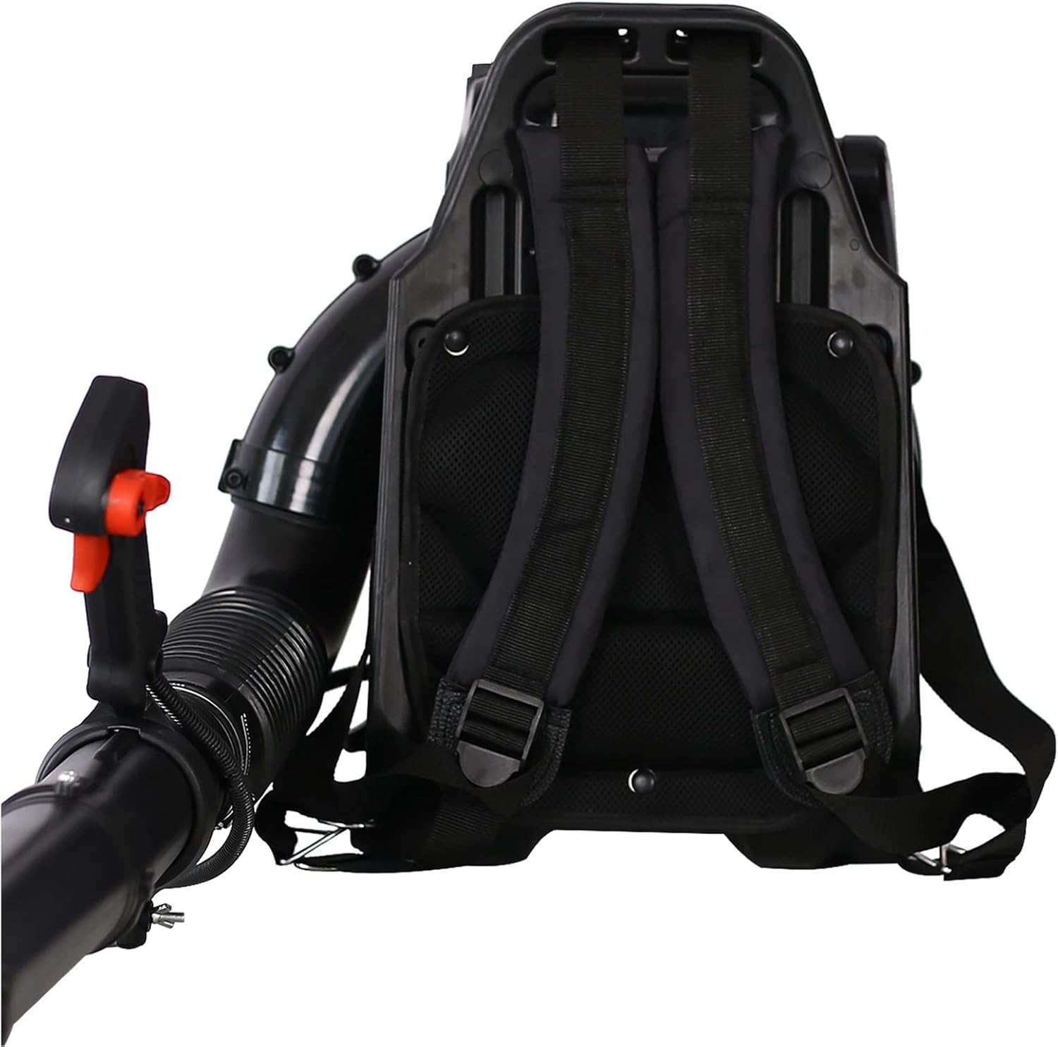 Backpack Leaf Blower, 76cc 4-Cycle Gas Leaf Blower, 530CFM 248MPH Cordless Handheld Leaf Blower with Nozzle Extension for Lawn Care