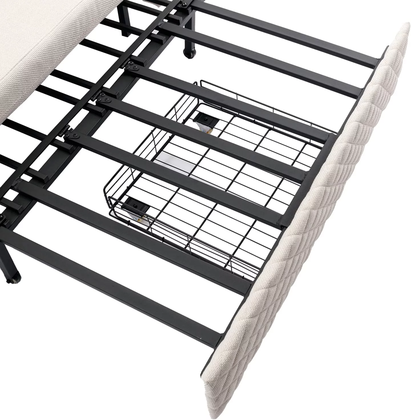 Tabaray Mini Pull Out Couch Bed,Twin Sleeper Sofa with Storage Barcket and Side Pocket,Love sSeats for Living Room,Bedroom,Office