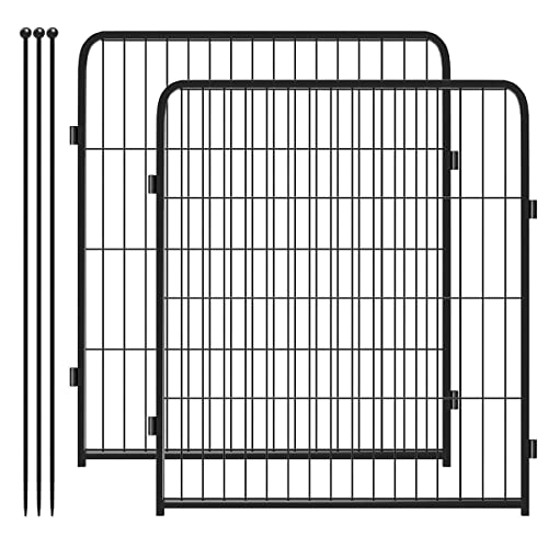 FXW Rollick Dog Playpen for Yard, RV Camping, 32 inch 16 Panels for Small and Medium Dogs│Patented