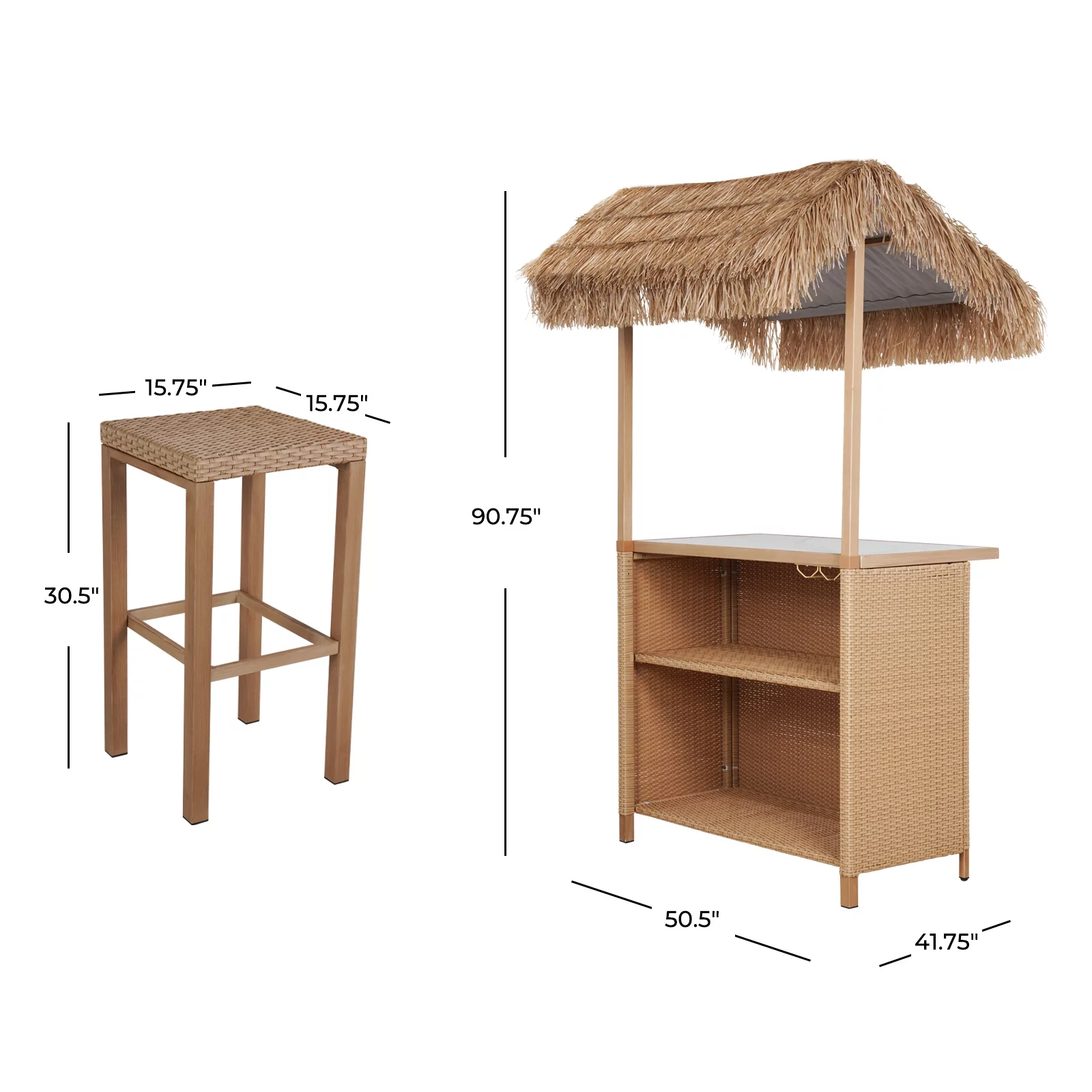 Grand Patio Outdoor Tropical Paradise Tiki Bars
