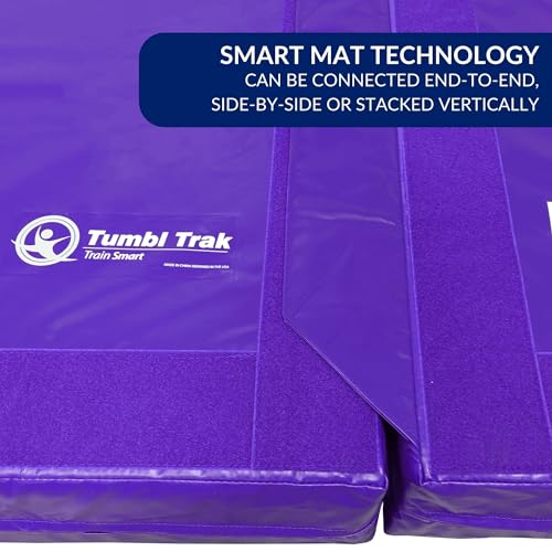 Tumbl Trak Modular Practice Mat - 5 Ft x 5 Ft x 8 in Thick - Build Your Own Practice Crash Mat for Gymnastics, Cheerleading, Dance