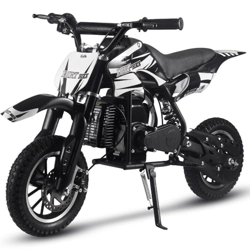 MotoTec DB-01 50cc 2-Stroke Kids Gas Dirt Bike Blue