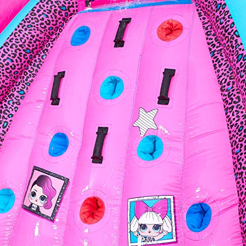Little Tikes Rocky Mountain River Race Inflatable Slide Bouncer Multicolor, 161.00''L x 169.00''W x 103.00''