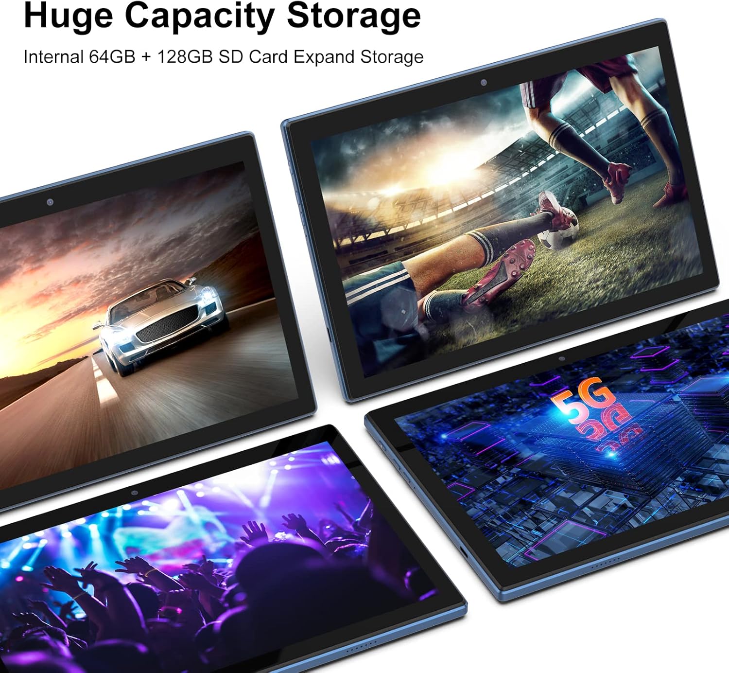 Tablet 10 inch, Android 10.0 Tablets Octa-Core Processor with 4GB RAM 64GB ROM, Expandable to 128GB Storage, 13.0 MP Rear Camera