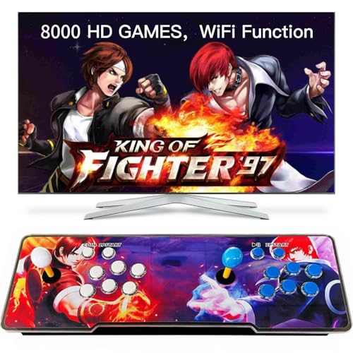 FVBADE [30000 Game in 1] 70S Pandora Box Retro Games Arcade Game Console with Two Separate Host for PC & Projector & TV 3D Games 1-4 Players Category