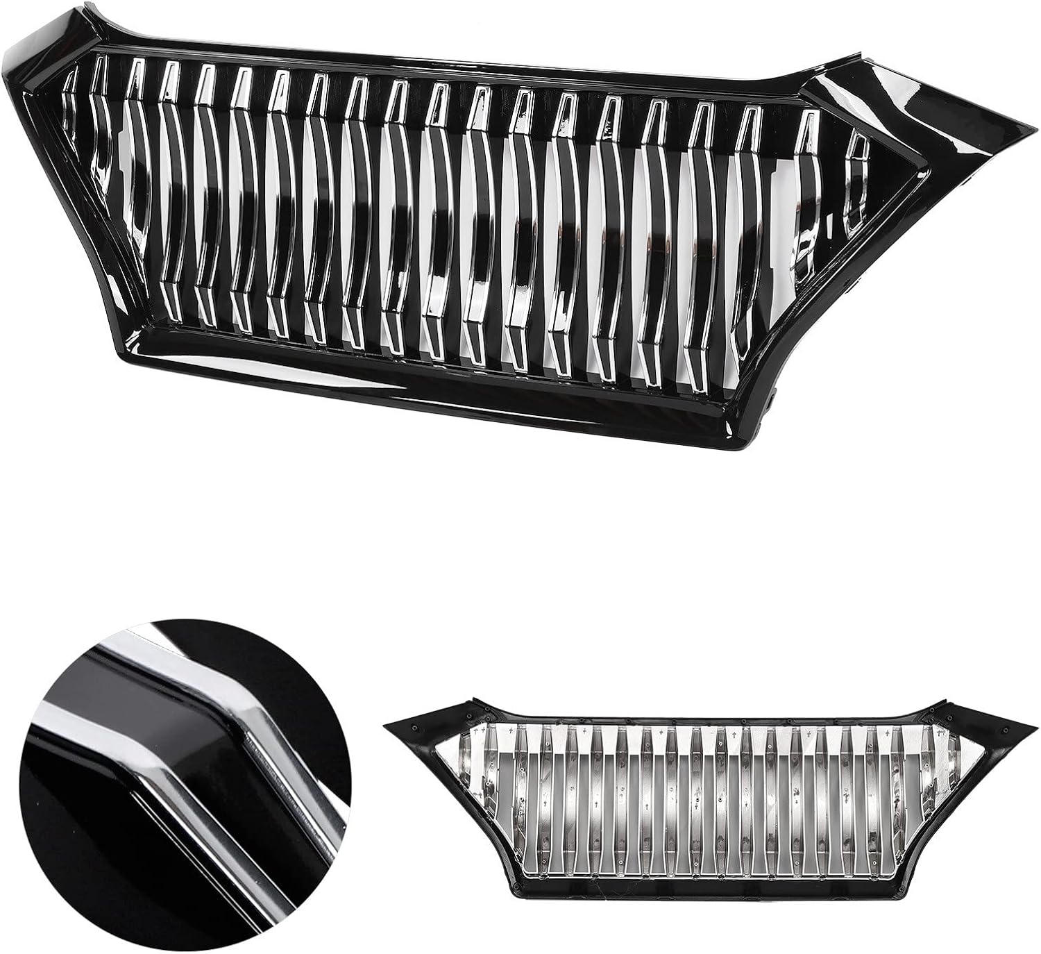 Front Bumper Grille, Fydun Front Grill Replacement Radiator Grill Car Accessory for Hyundai Tucson 2019-2020