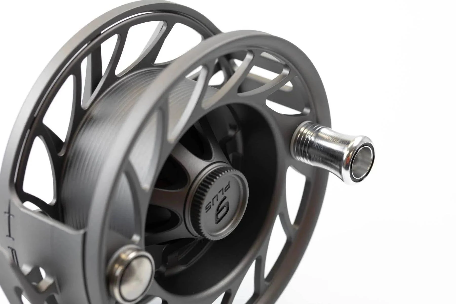 Hatch Gen 2 Finatic 3 Plus Fly Reel, Gray/Black, Large Arbor