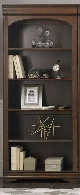 Liberty Furniture Chateau Valley Bunching Bookcase in Brown Cherry 901-HO201
